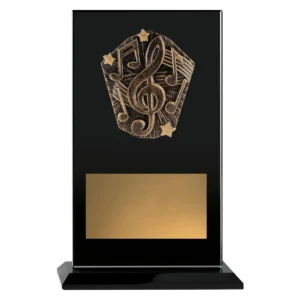 Black cosmos glass - music with glass construction