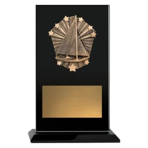 Black cosmos glass - sailing with glass construction