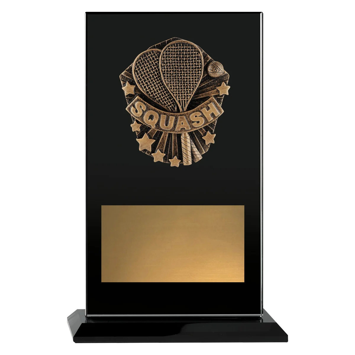 ckg286a-black Black cosmos glass - squash with glass construction