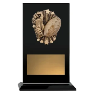 Black cosmos glass - tag with glass construction