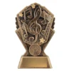 cr121a-gold Gold cosmos - music with resin construction