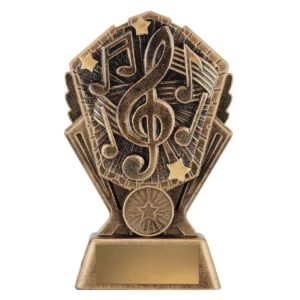 Gold cosmos - music with resin construction