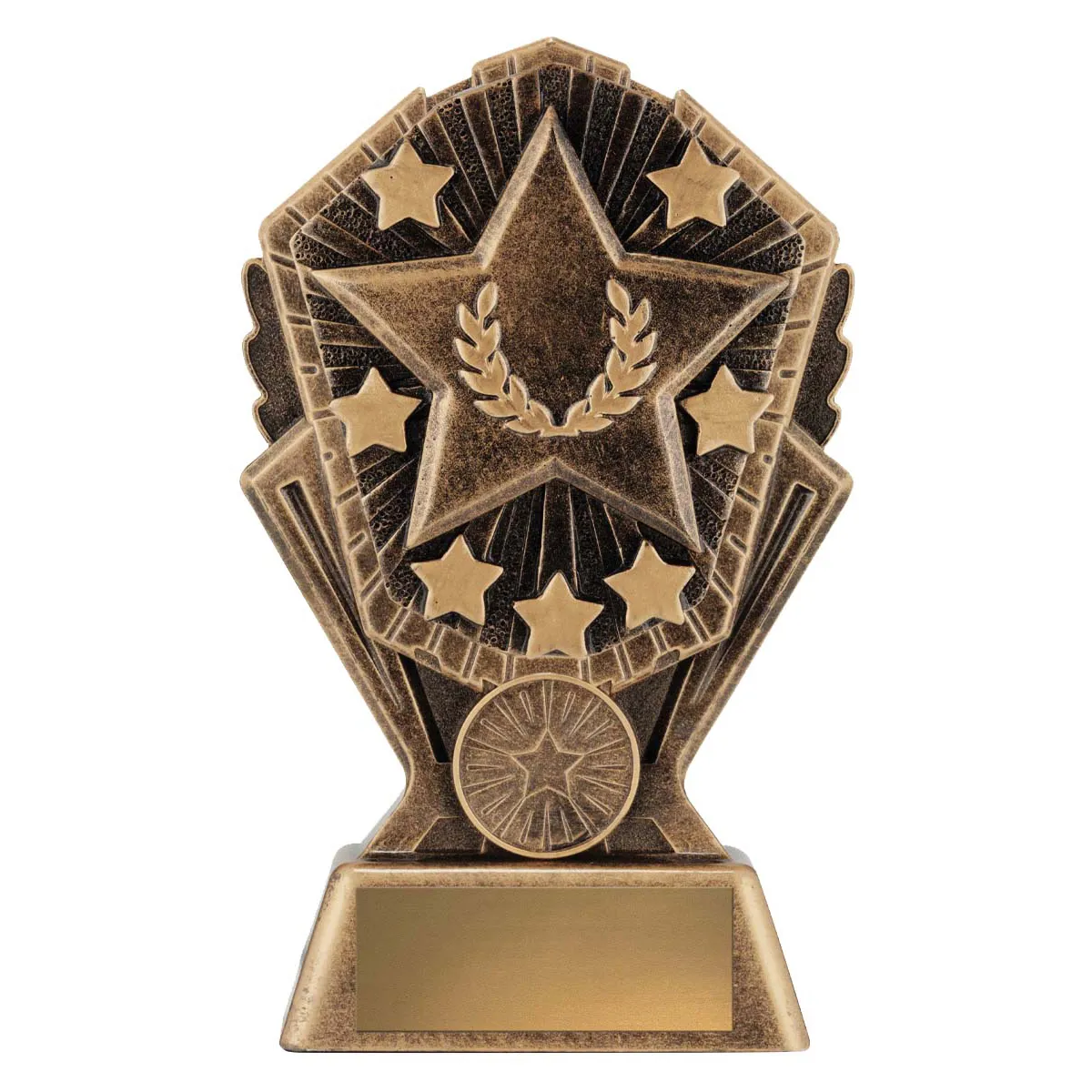 Gold cosmos - star with resin construction