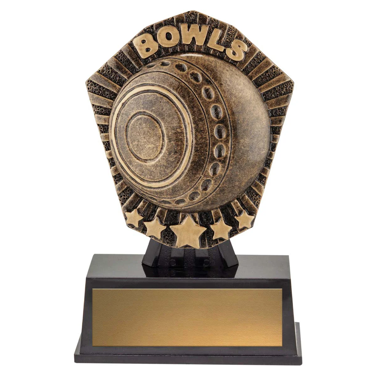 csm83-gold Gold cosmos super mini - bowls with plastic construction