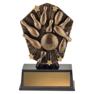 Gold cosmos super mini - tenpin with plastic construction
