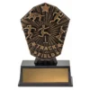 csm41-gold Gold cosmos super mini - track & field with plastic construction
