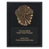 crk746b-black Black cosmos super plaque - badminton with timber construction