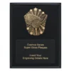 Black cosmos super plaque - golf with timber construction