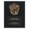 Black cosmos super plaque - tennis with timber construction