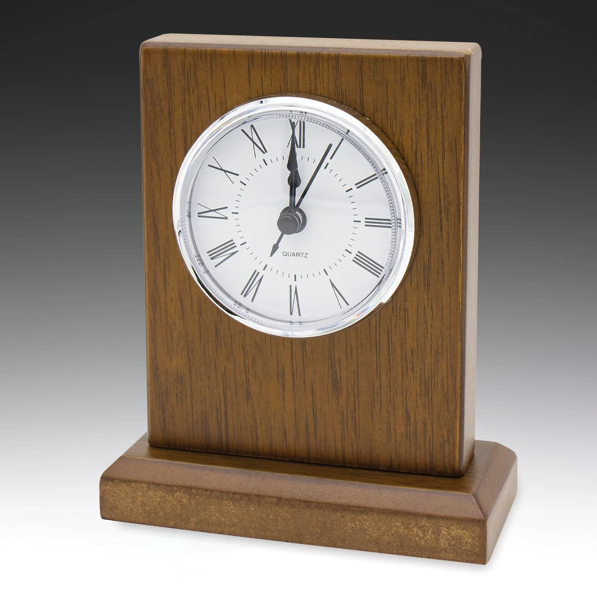 cl104-grey-bg Craft timber clock with timber construction
