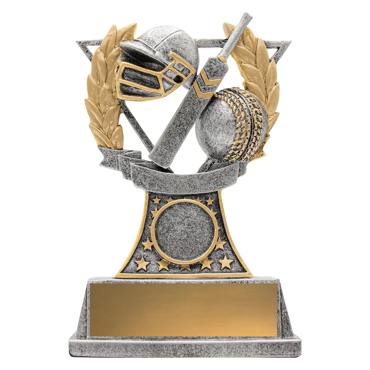 12640-silver Silver cricket classic with resin construction