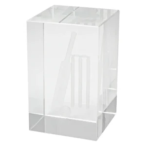 Cricket crystal block with crystal construction