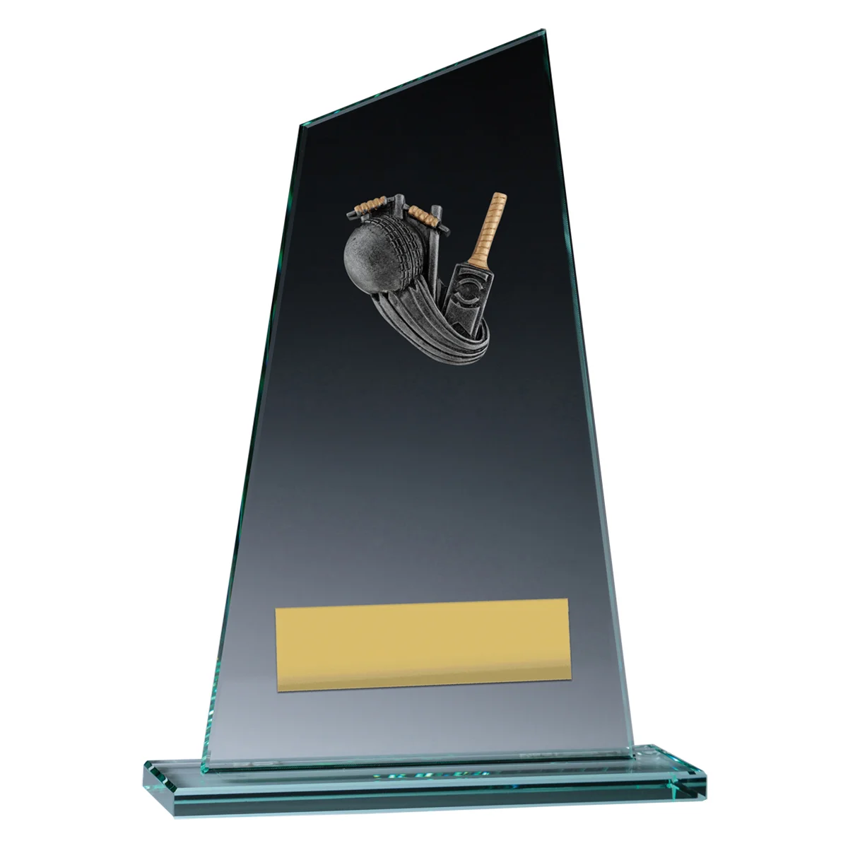 Cricket peak glass with glass construction