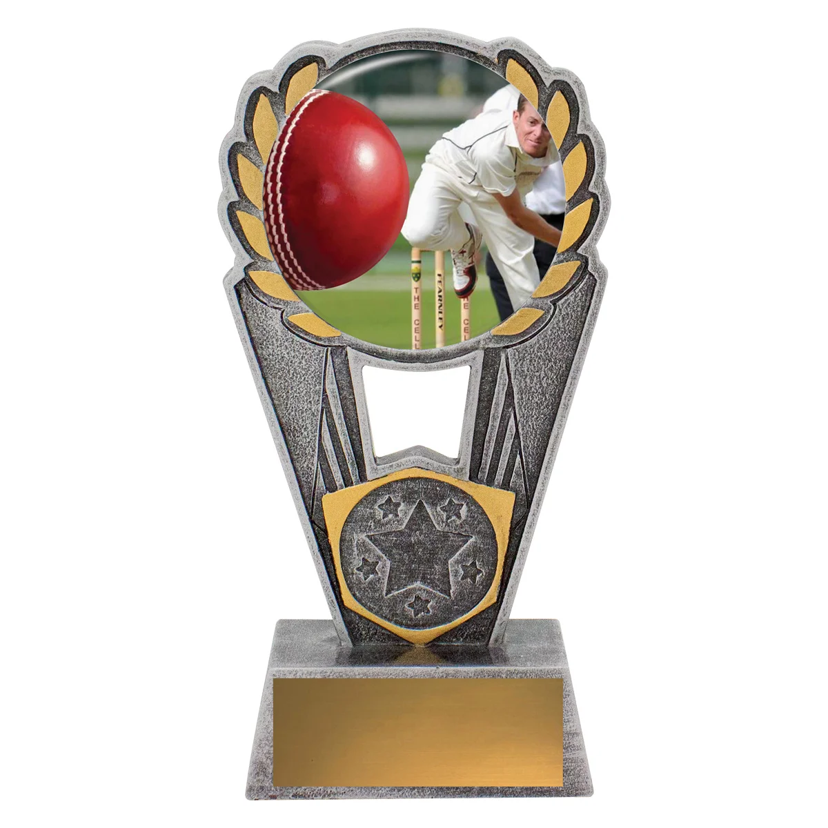 psc403a-silver Silver cricket polaris - bowling with resin construction