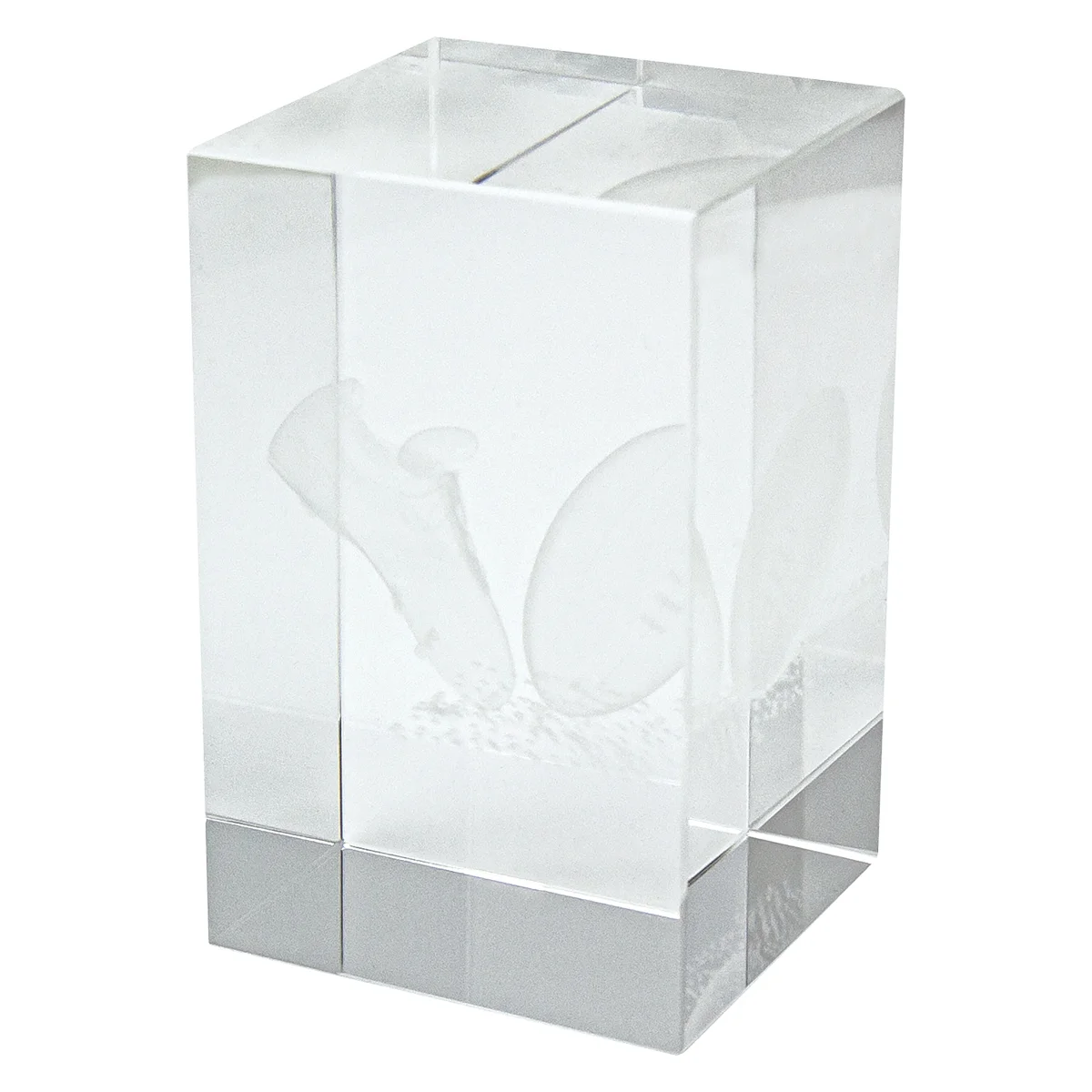 cb813 Crystal block award with crystal construction