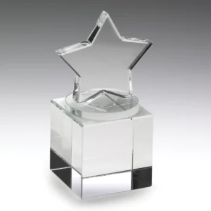 Crystal mini star with crystal construction
