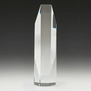 Crystal octagon tower with crystal construction