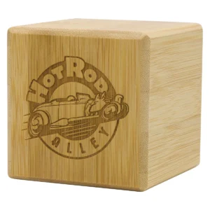 Cube award with bamboo construction