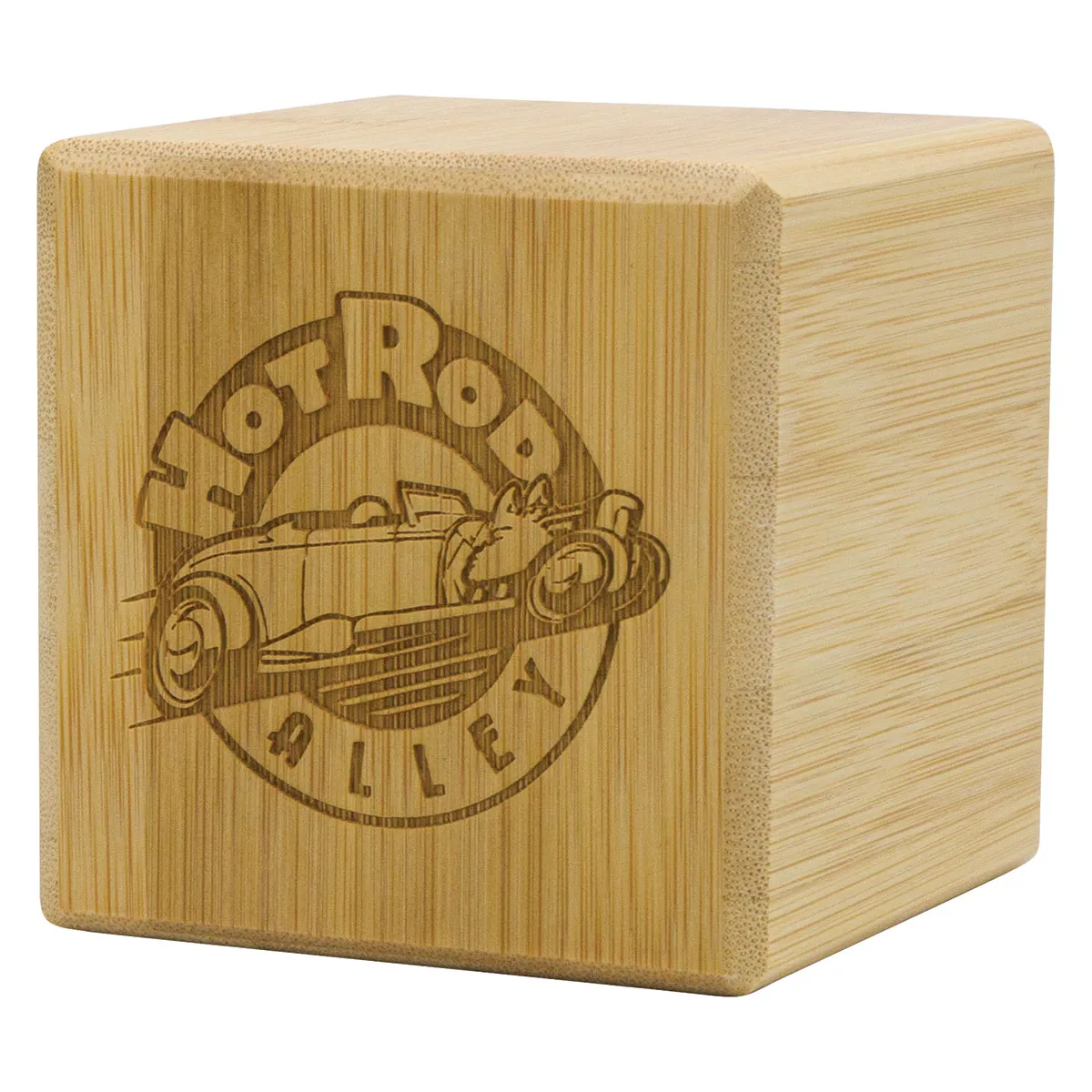 qw388 Cube award with bamboo construction