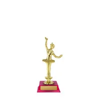 Red / gold dance-ballet with plastic construction