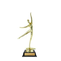 Pink / gold dance with plastic construction