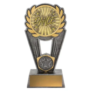 Silver / gold dance polaris with resin / metal construction