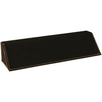 Wood grain desk wedge with timber construction