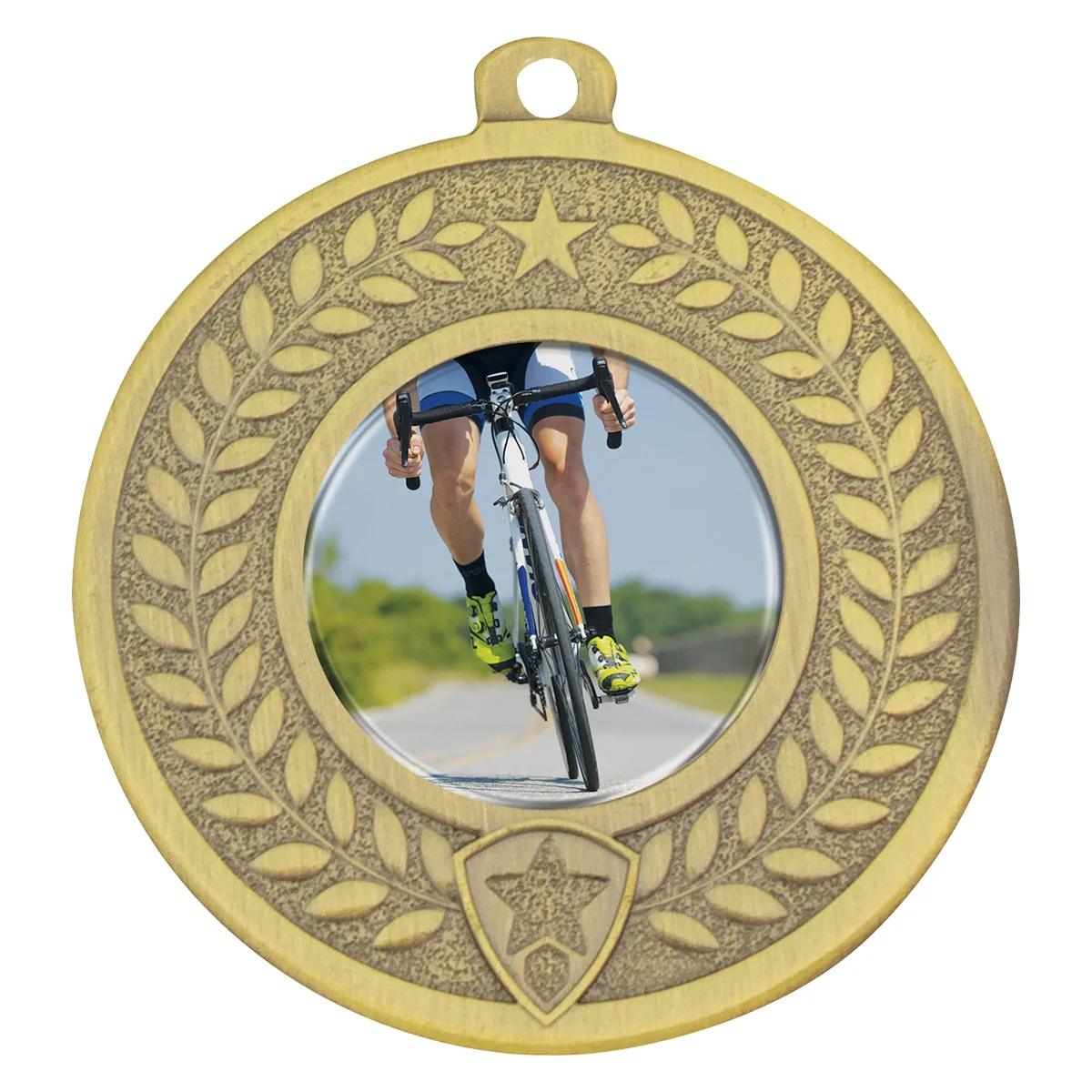 dmc641g-gold Gold distinction - cycling with metal construction