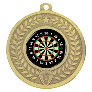 Gold distinction - dartboard with metal construction