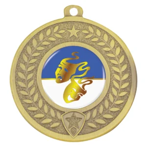 Gold distinction - drama with metal construction