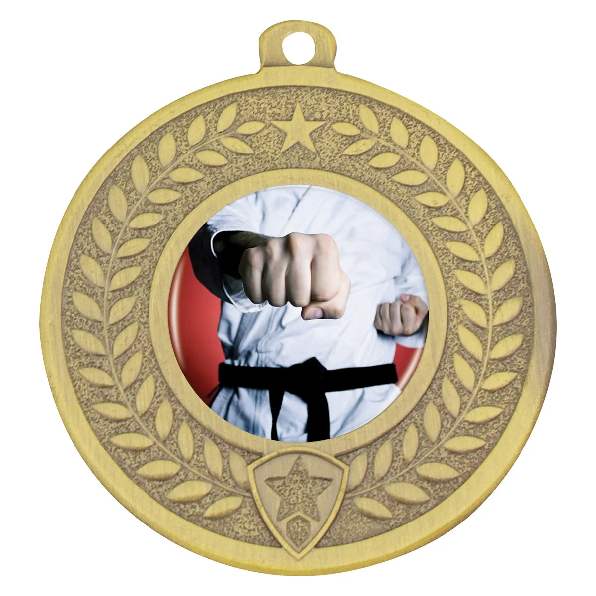 Gold distinction - martial arts with metal construction