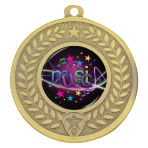 Gold distinction - music with metal construction