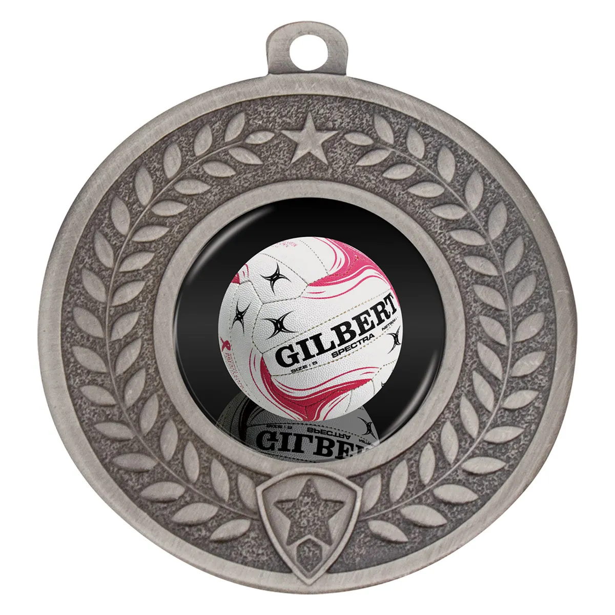 dmc911s-silver Silver distinction - netball with metal construction