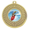 dmk163g-gold Gold distinction - surfing with metal construction