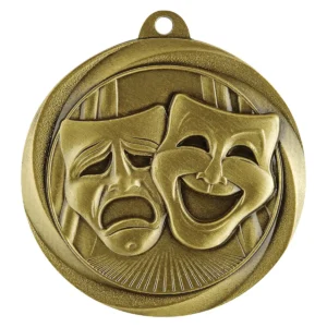 Gold drama econo with metal construction