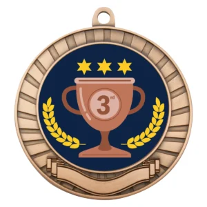 Bronze eco scroll - 3rd place with metal construction