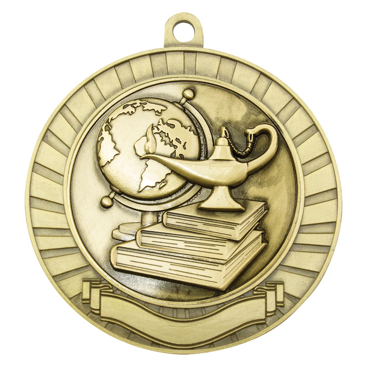 Gold eco scroll - academic with metal construction