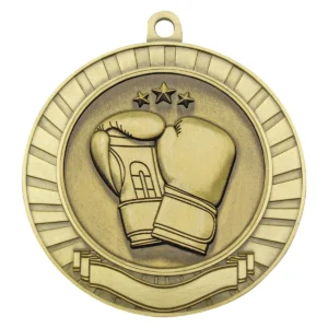 Gold eco scroll - boxing with metal construction