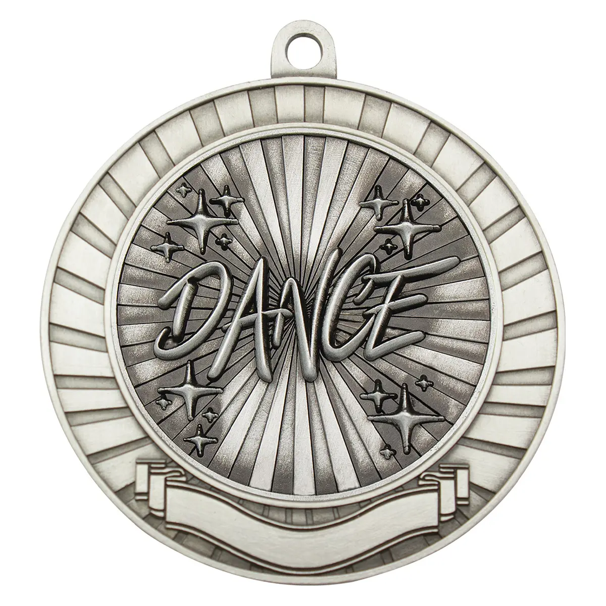 mmy295s-silver Silver eco scroll - dance with metal construction