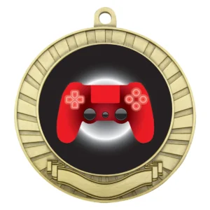 Gold eco scroll - gaming with metal construction