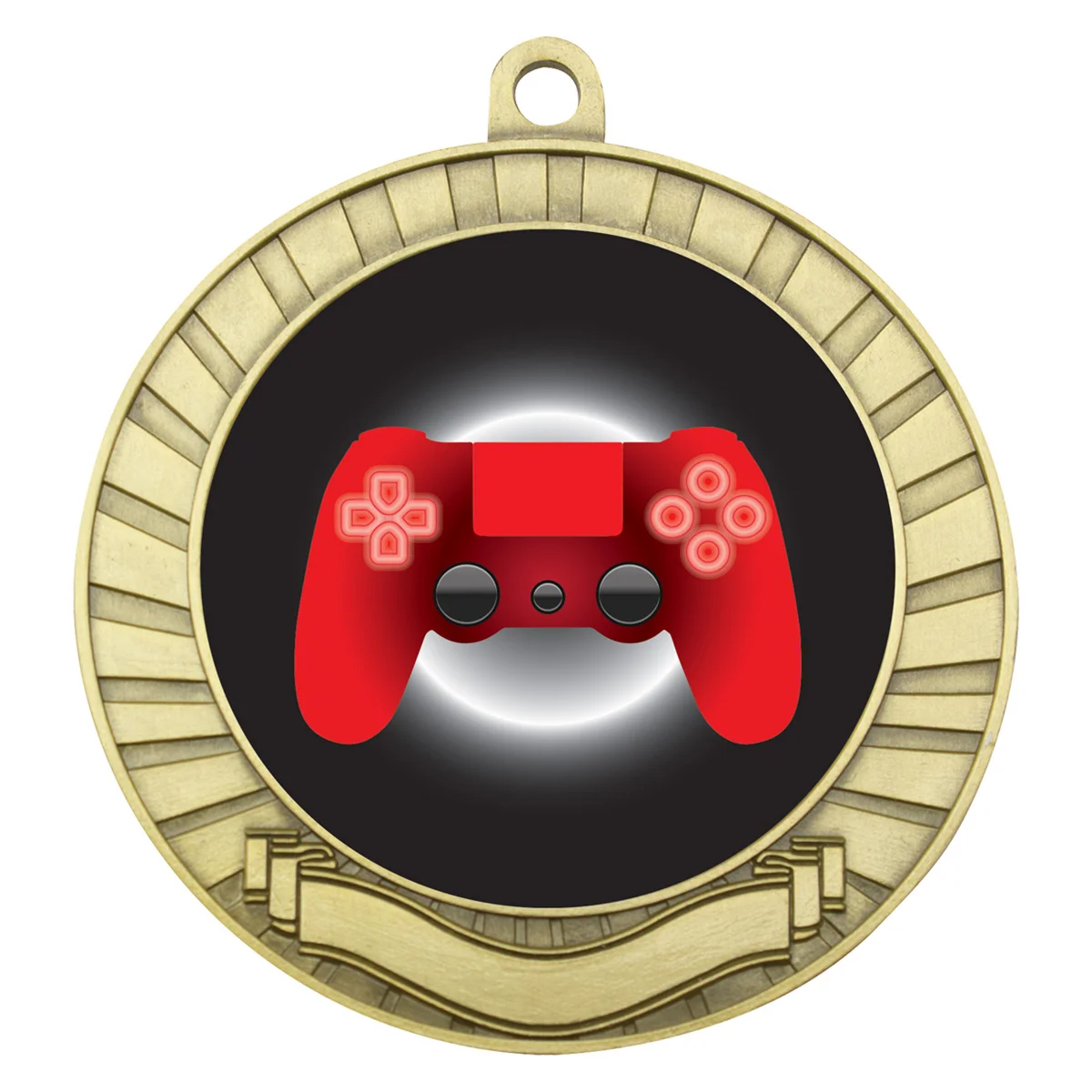 ase234g-gold Gold eco scroll - gaming with metal construction