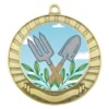 Gold eco scroll - gardening with metal construction