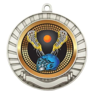 Silver eco scroll - lacrosse with metal construction