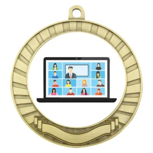 Gold eco scroll - laptop master with metal construction