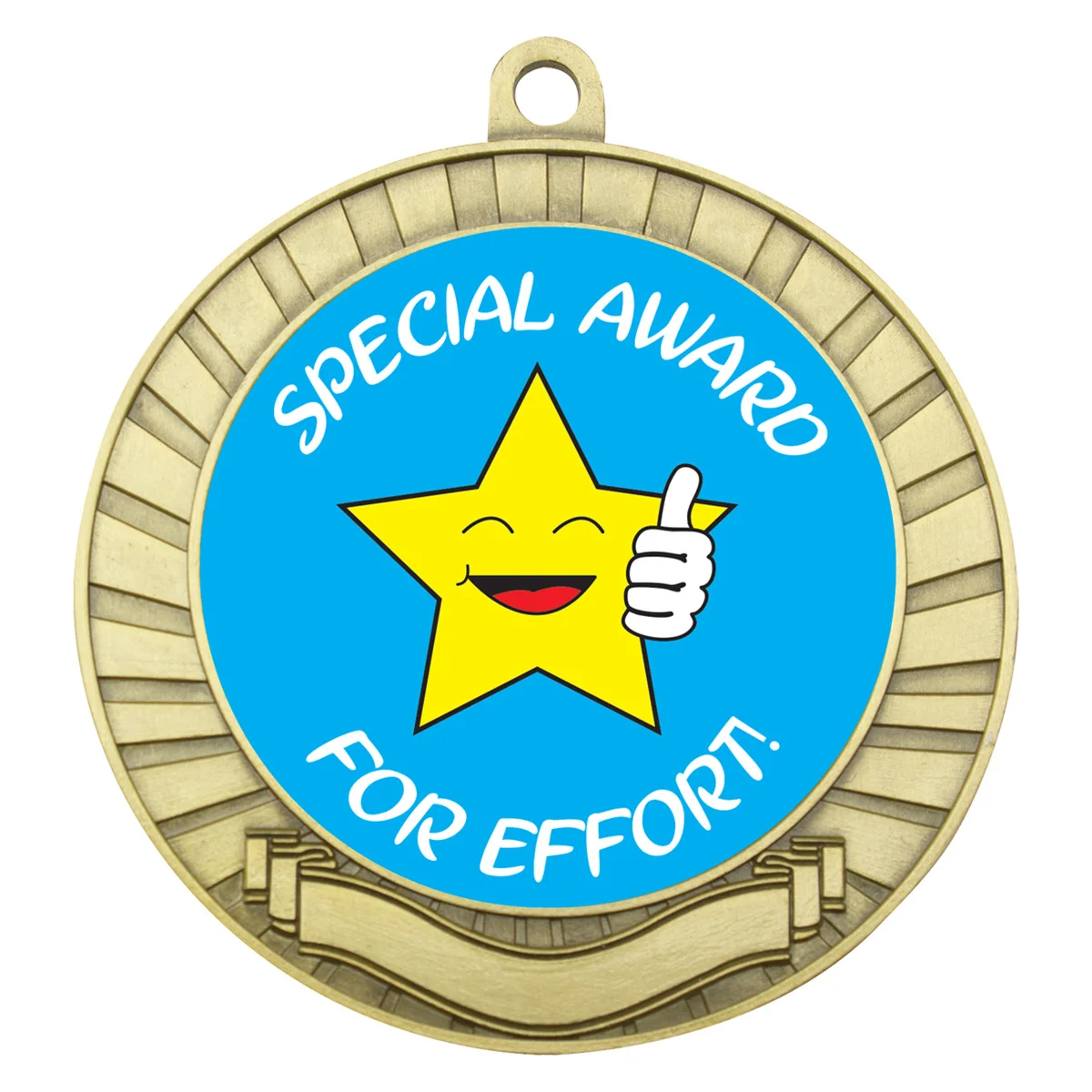 ase231g-gold Gold eco scroll - special award with metal construction