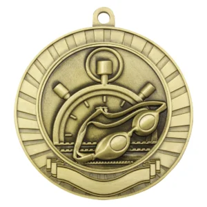 Gold eco scroll - swim with metal construction