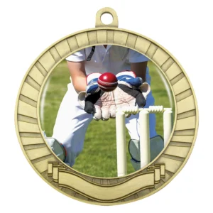Gold eco scroll - wicketkeeper with metal construction