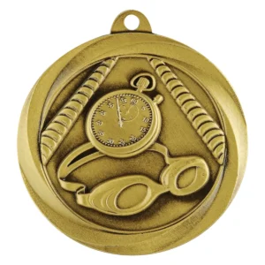 Gold econo swimming with metal construction