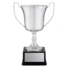 cup198a-silver Silver elite ace cup with plastic / metal construction