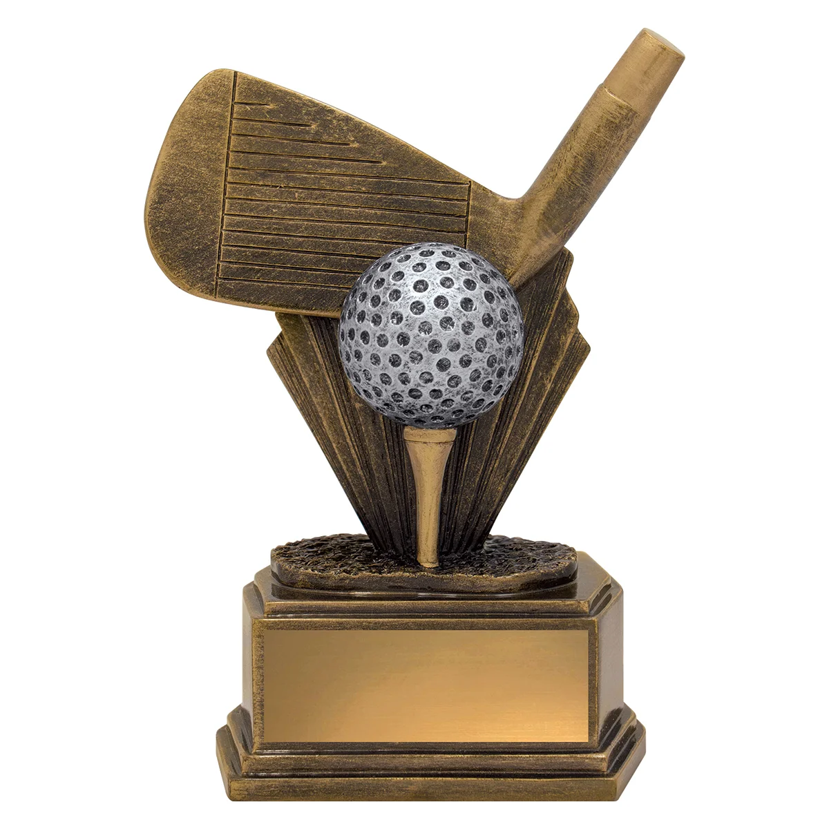 -gold Silver / gold encore iron with resin construction